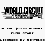 World Circuit Series (USA) Title Screen